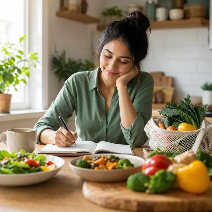 Comparison of diverse ingredient alternatives on a table
